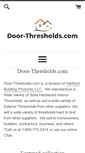 Mobile Screenshot of door-thresholds.com