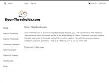 Tablet Screenshot of door-thresholds.com